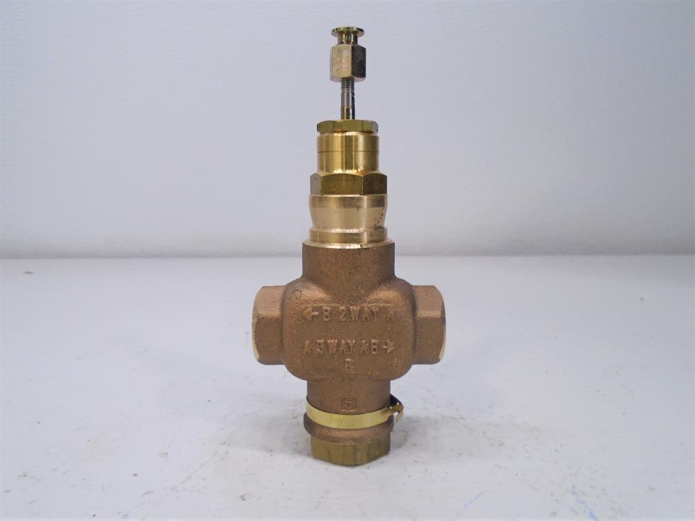 Honeywell 3/4" NPT Bronze 2 Way Direct Acting Globe Valve, V5011N1057